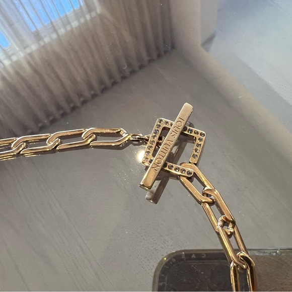 Louis Vuitton Necklace Collier Flower Gold Choker - Picture 3 of 7